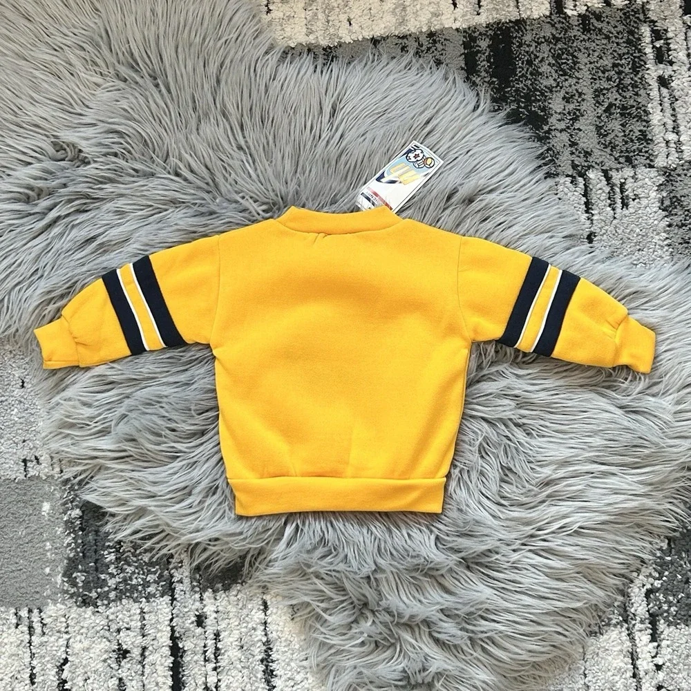 Vintage Mac Henry Infant Pullover Football Themed Sweatshirt New With Tags 6/9 M